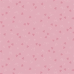 Yours Truly patchworkstof mini blomster sart rosa bund 110 cm bred